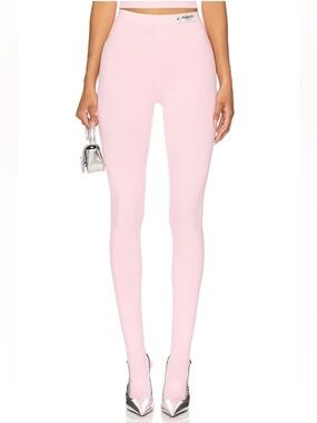 FIORUCCI Baby Pink Footed Leggings Size S